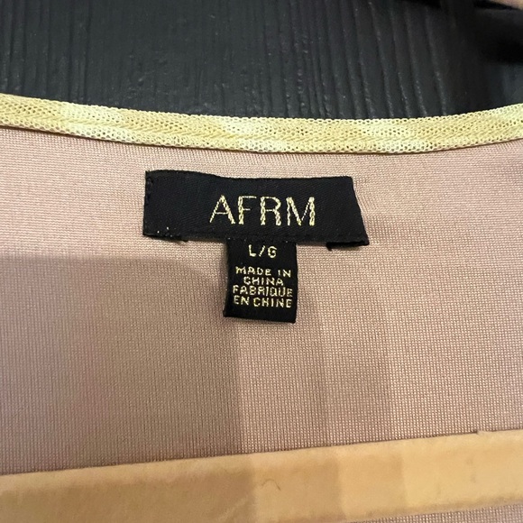 AFRM Zebra Yellow Dress - Picture 4 of 5